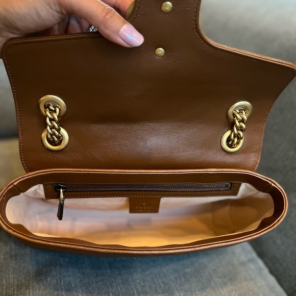 Sold! BRAND NEW Gucci Marmont shoulder bag, dark brown leather - Picture 3 of 9